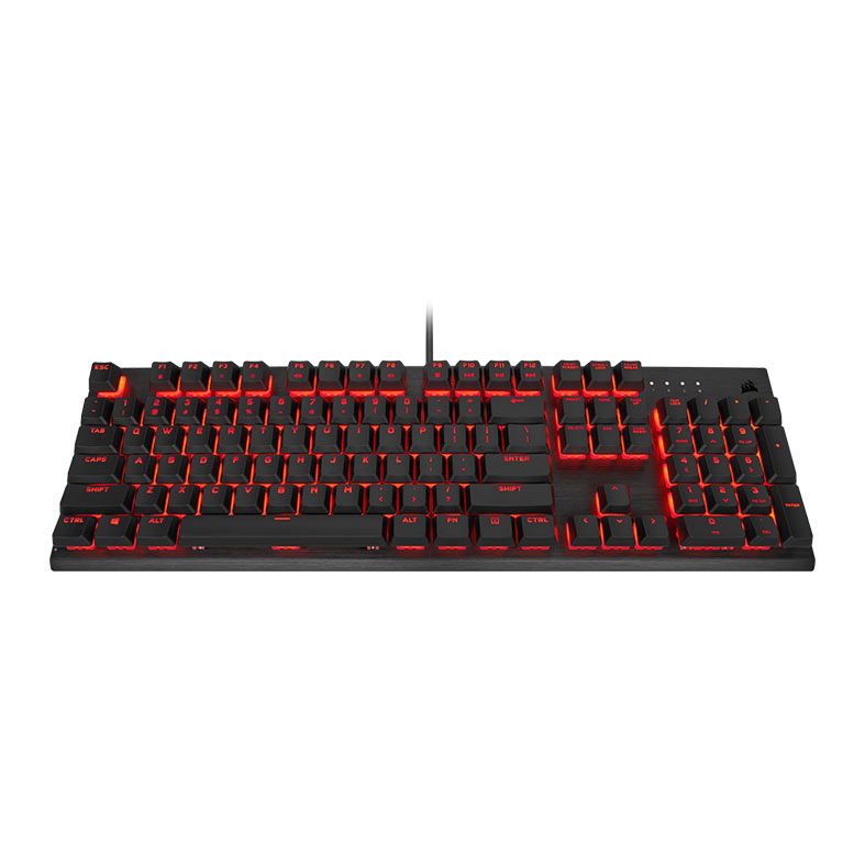 Teclado Mecanico Gamer Corsair K60 Pro, Led Vermelho, US, Switch Cherry Viola, Preto, CH-910D029-NA