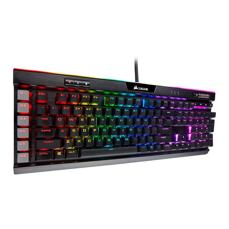 Teclado Mecânico Gamer Corsair K95 Platinum XT, RGB, Switch Cherry MX Speed,  US - CH-9127414-NA