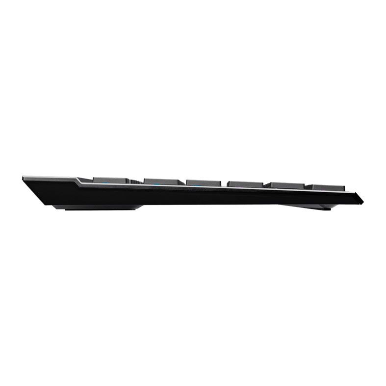 Teclado Mecanico Gamer Corsair K100 Air, RGB, Wireless, Switch Azul, Preto, CH-913A01U-NA