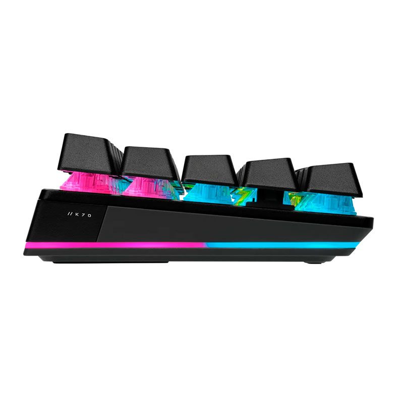 Teclado Mecanico Gamer Corsair K70 Pro Mini, RGB, Wireless, Switch Cherry MX Speed Silver, Preto, CH-9189014-NA