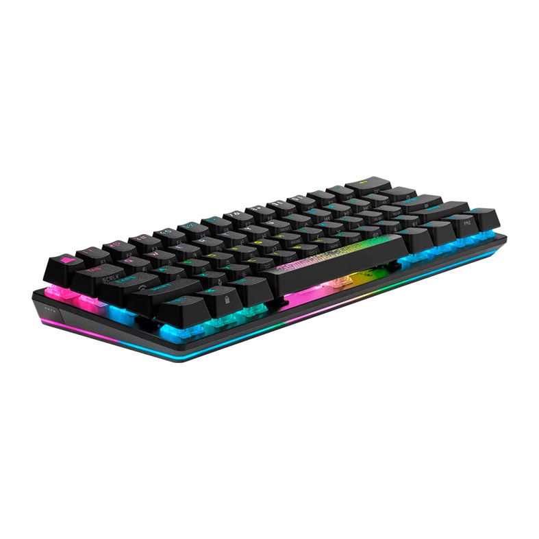 Teclado Mecanico Gamer Corsair K70 Pro Mini, RGB, Wireless, Switch Cherry MX Speed Silver, Preto, CH-9189014-NA