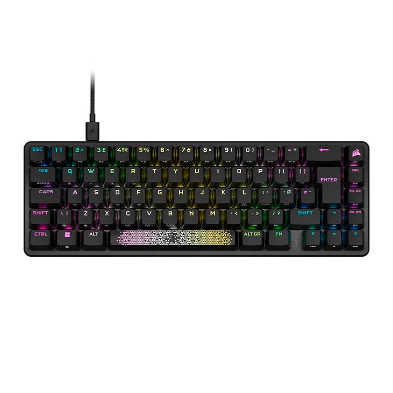 Teclado Mecanico Gamer Corsair K65 Pro Mini, RGB, Switch Vermelho, Preto, CH-91A401A-NA
