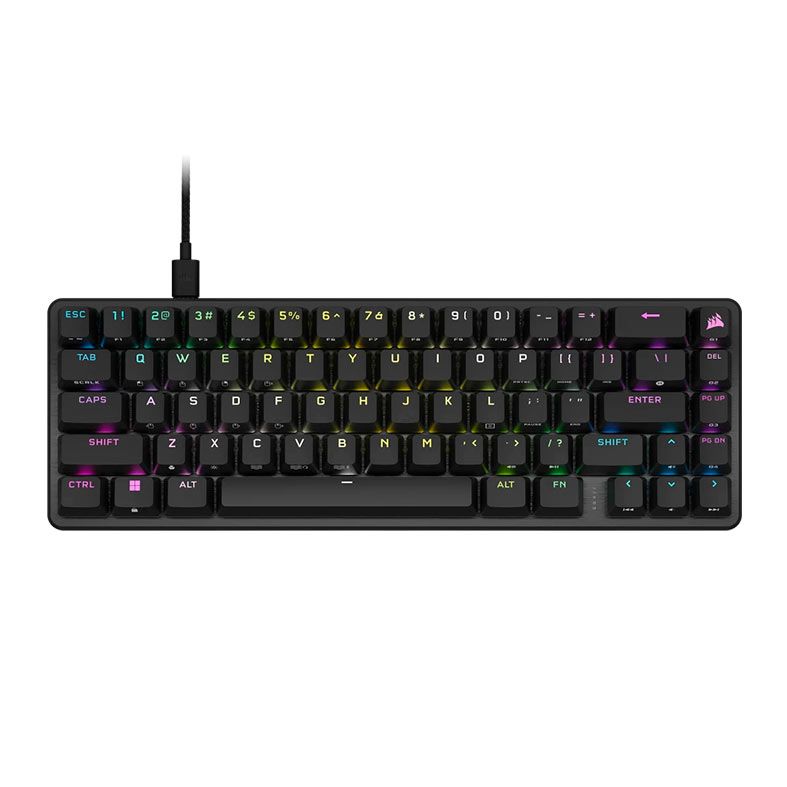 Teclado Mecanico Gamer Corsair K65 Pro Mini, RGB, Switch Vermelho, Preto, CH-91A401A-NA