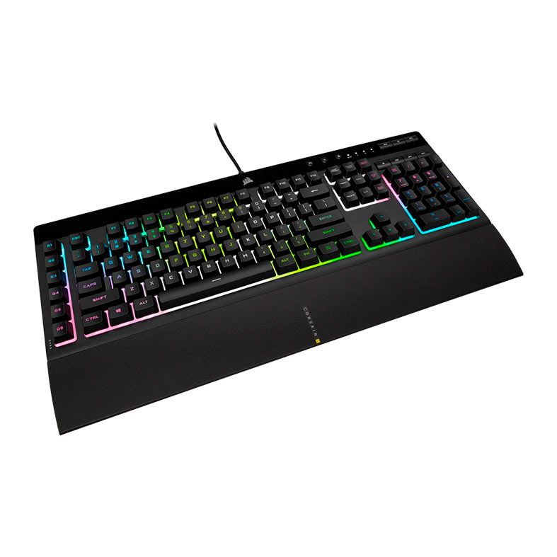 Teclado Gamer Corsair K55 Pro XT, RGB, Switch Rubber Dome, Preto, CH-9226715-NA