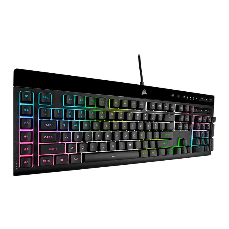 Teclado Gamer Corsair K55 Pro XT, RGB, Switch Rubber Dome, Preto, CH-9226715-NA
