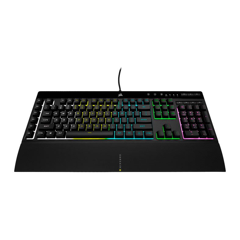 Teclado Gamer Corsair K55 RGB PRO, ABNT2, Preto, CH-9226765-BR