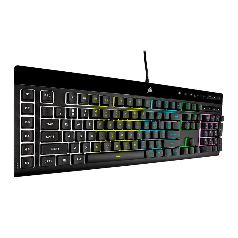 Teclado de Membrana Corsair K55 Pro, RGB, Switch Rubber Dome, Preto, CH-9226765-NA