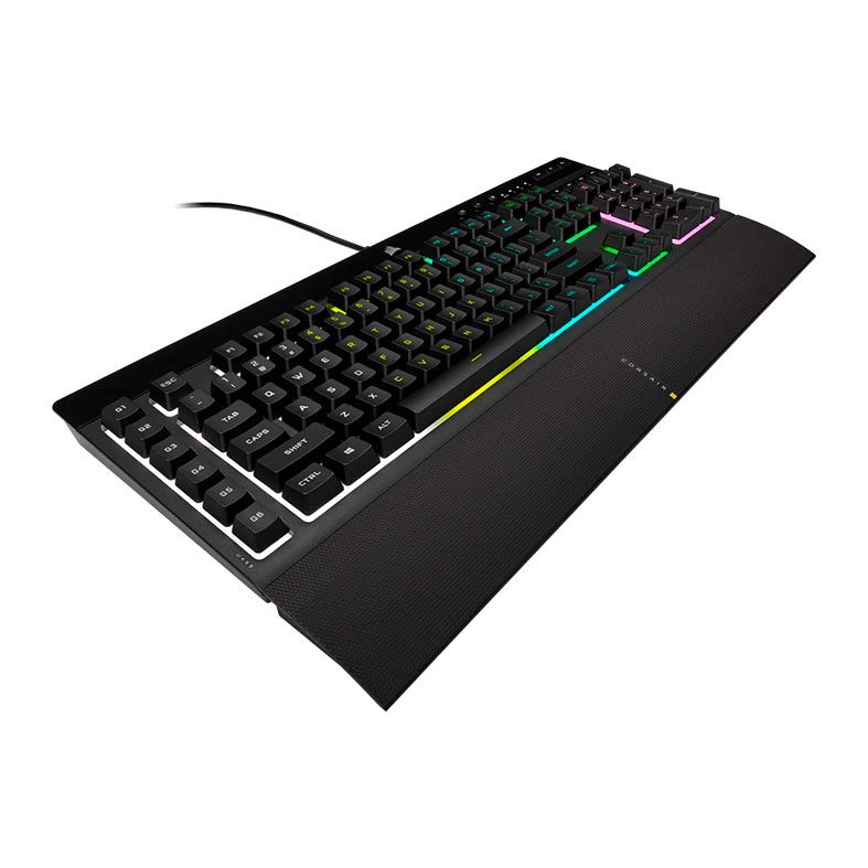 Teclado de Membrana Corsair K55 Pro, RGB, Switch Rubber Dome, Preto, CH-9226765-NA