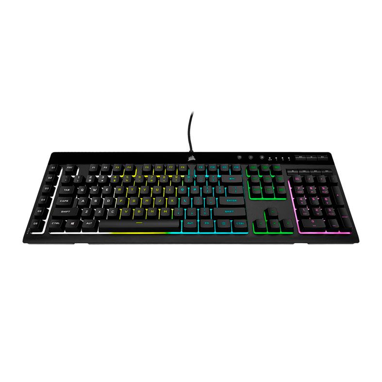 Teclado de Membrana Corsair K55 Pro, RGB, Switch Rubber Dome, Preto, CH-9226765-NA