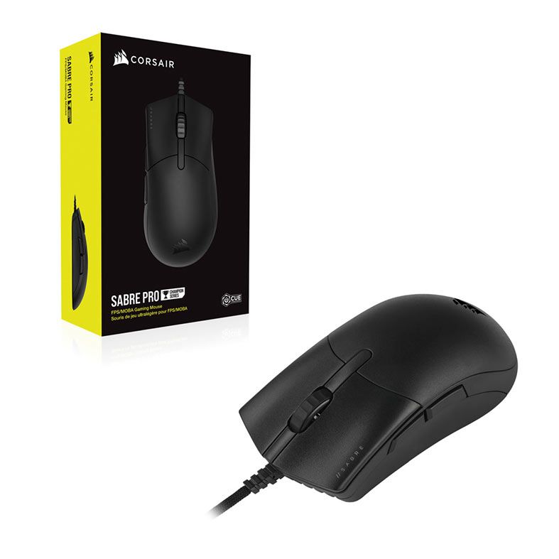 Mouse Gamer Corsair Sabre PRO Champion Series, 18000DPI, 6 Botoes, Preto, CH-9303101-NA