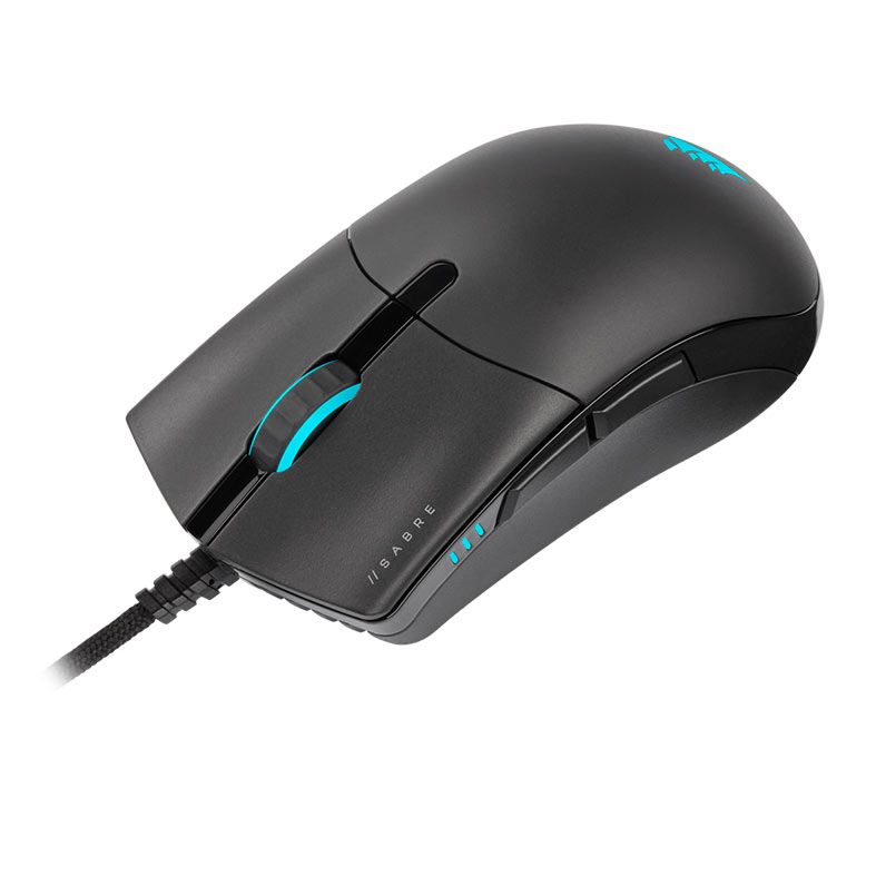 Mouse Gamer Corsair Sabre RGB PRO Champion Series, 18000DPI, 6 Botoes, Preto, CH-9303111-NA