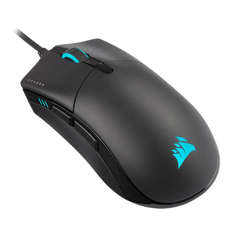 Mouse Gamer Corsair Sabre RGB PRO Champion Series, 18000DPI, 6 Botoes, Preto, CH-9303111-NA