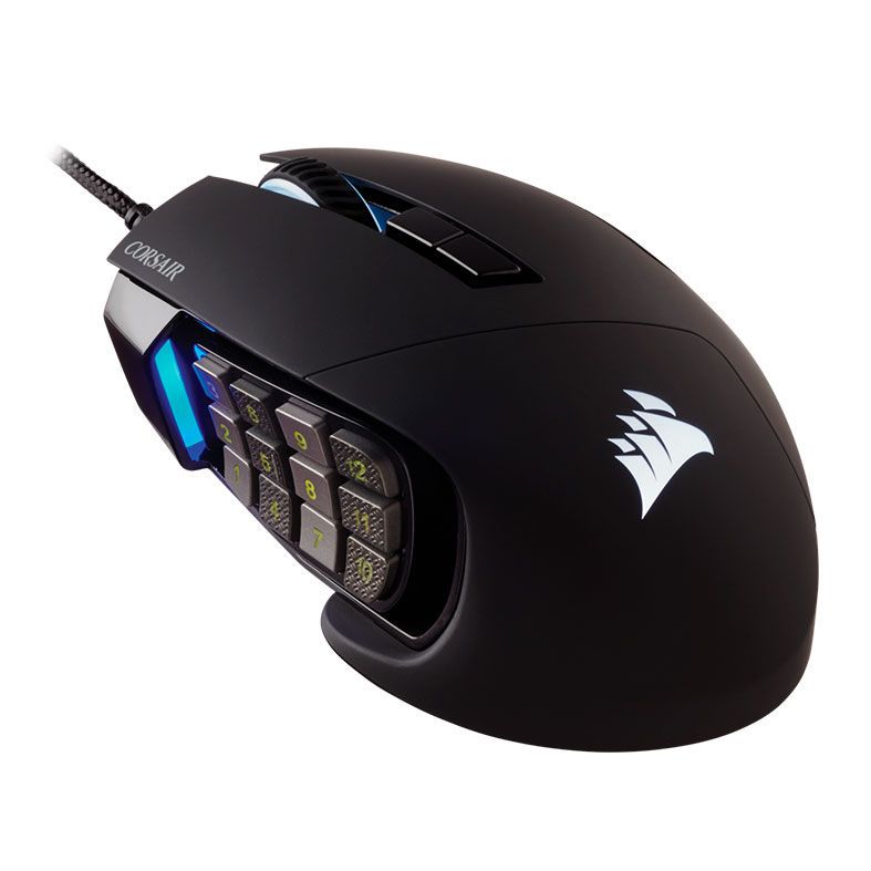 OPENBOX Mouse Gamer Corsair Scimitar RGB Elite 18000DPI 12 Botoes Preto, CH-9304211-NA