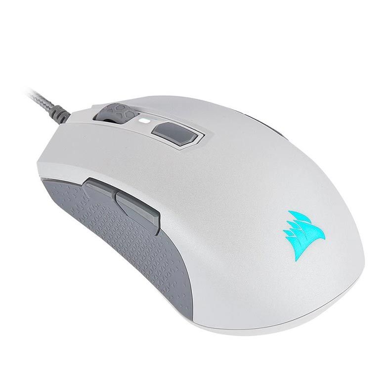 Mouse Gamer Corsair M55 RGB Pro 12400DPI Branco, CH-9308111-NA