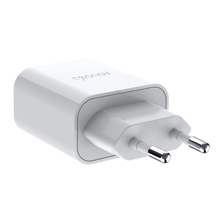 Carregador Geonav SuperPower Duo USB-A e USB-C Power Delivery 20W Quick Charge 18W Branco, CH20PDQC