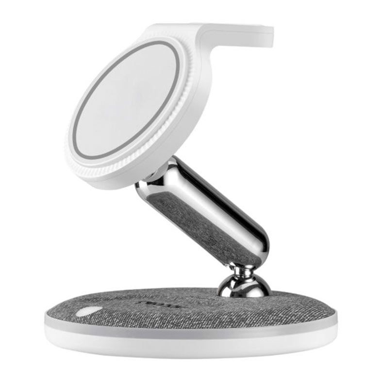 Carregador Por Inducao 3 em 1 Geonav CH31MAG, 15W, USB-C, Branco, CH31MAG 