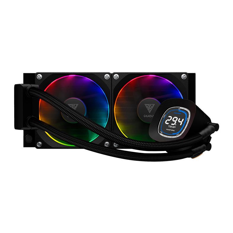Water Cooler Gamdias Chione M4 240, RGB, 240mm, Preto, CHIONE-M4-240