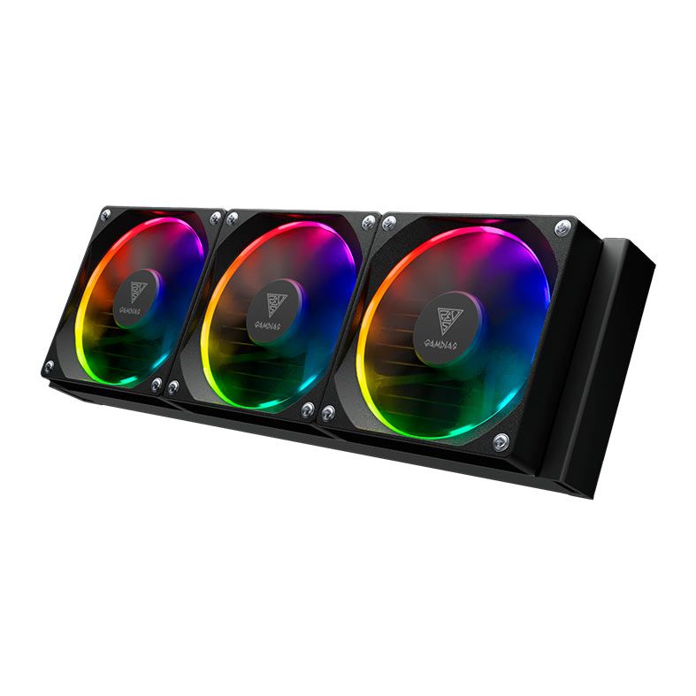 Water Cooler Gamdias Chione M4 360, RGB, 360mm, Preto, CHIONE-M4-360