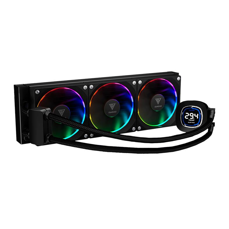 Water Cooler Gamdias Chione M4 360, RGB, 360mm, Preto, CHIONE-M4-360