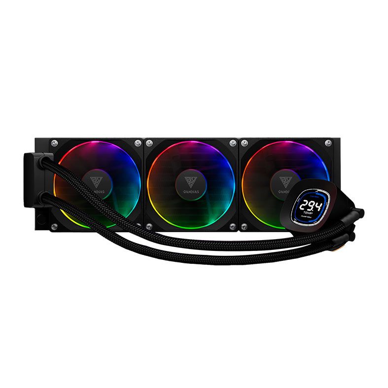 Water Cooler Gamdias Chione M4 360, RGB, 360mm, Preto, CHIONE-M4-360