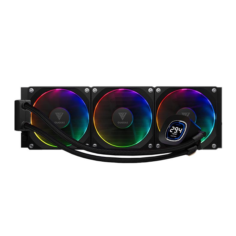 Water Cooler Gamdias Chione M4 420, RGB, 420mm, Preto, CHIONE-M4-420