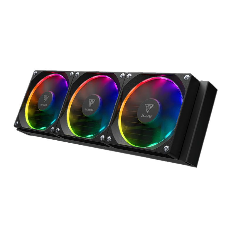 Water Cooler Gamdias Chione M4 420, RGB, 420mm, Preto, CHIONE-M4-420