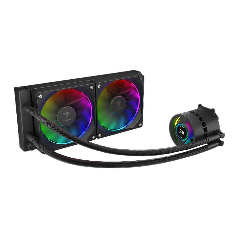 Water Cooler Gamdias Chione P3 240U, RGB, 240mm, Preto, CHIONE-P3-240U