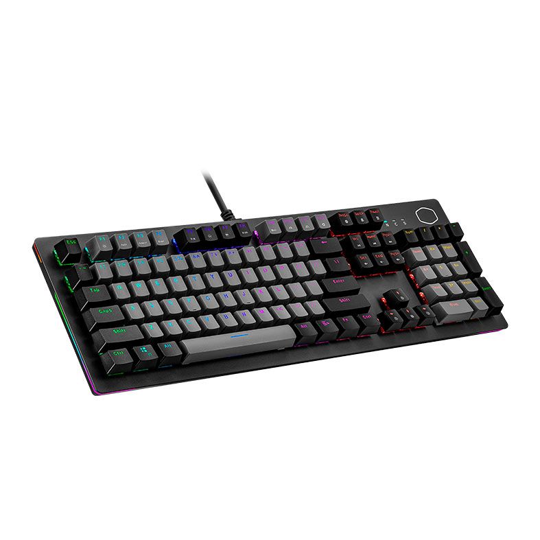 Teclado Mecanico Gamer Cooler Master Ck Rgb Switch Azul Ck Gkml Us Pichau