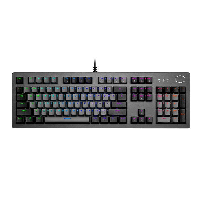 Teclado Mecanico Gamer Cooler Master CK352, RGB, Switch Azul, CK-352-GKML1-US