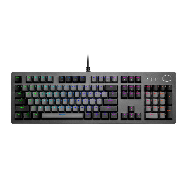 Teclado Mecanico Gamer Cooler Master CK352, RGB, Switch Brown, Cinza e Preto, CK-352-GKMM1-US