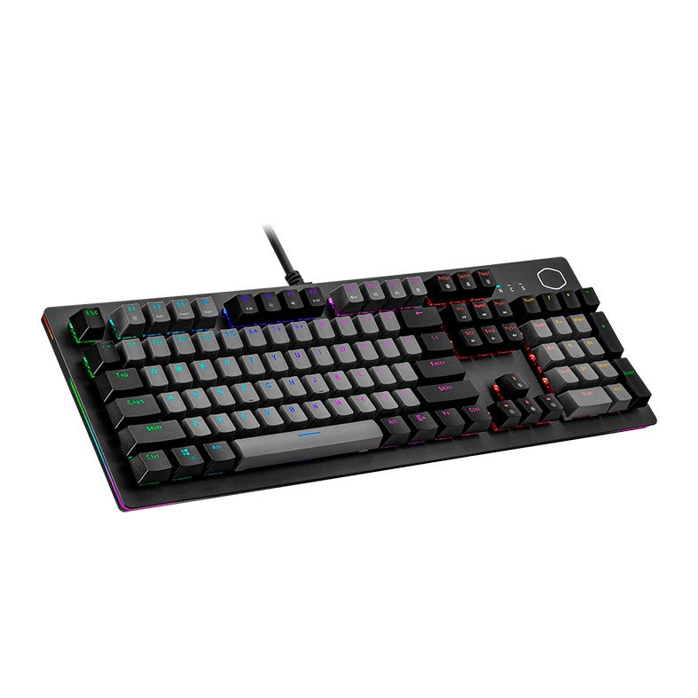 Teclado Mecanico Gamer Cooler Master CK352, RGB, Switch Brown, Cinza e Preto, CK-352-GKMM1-US