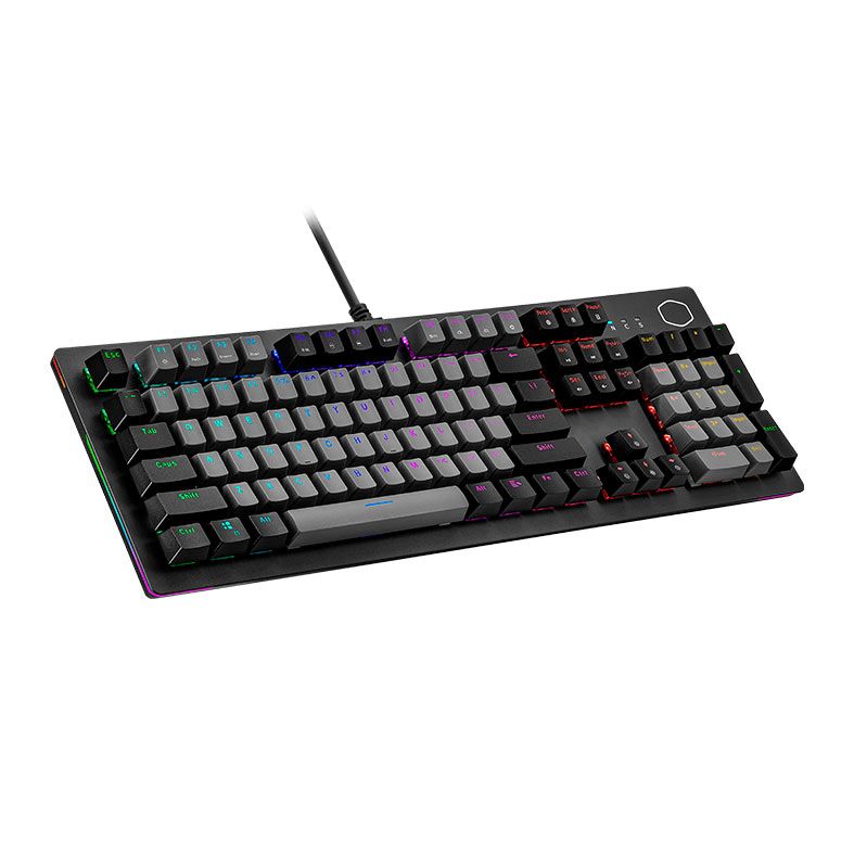 Teclado Mecanico Gamer Cooler Master CK352, RGB, Switch Vermelho, Cinza e Preto, CK-352-GKMR1-US