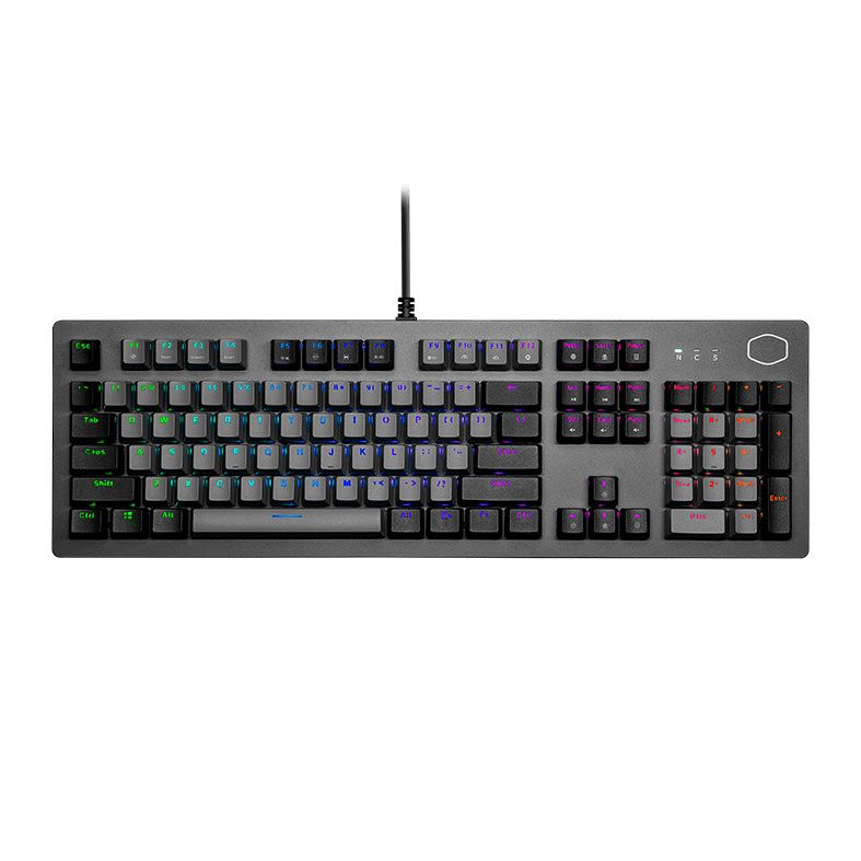 Teclado Mecanico Gamer Cooler Master CK352, RGB, Switch Vermelho, Cinza e Preto, CK-352-GKMR1-US