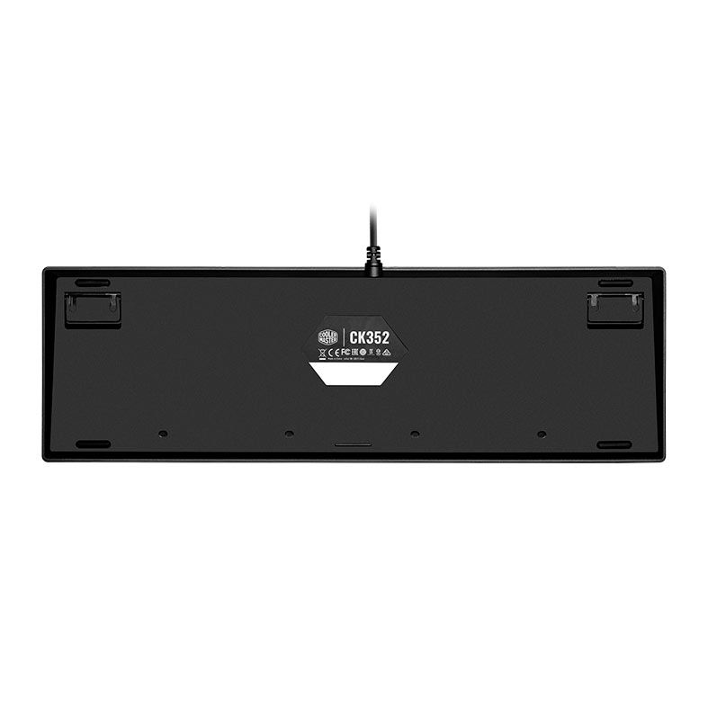 Teclado Mecanico Gamer Cooler Master CK352, RGB, Switch Vermelho, Cinza e Preto, CK-352-GKMR1-US