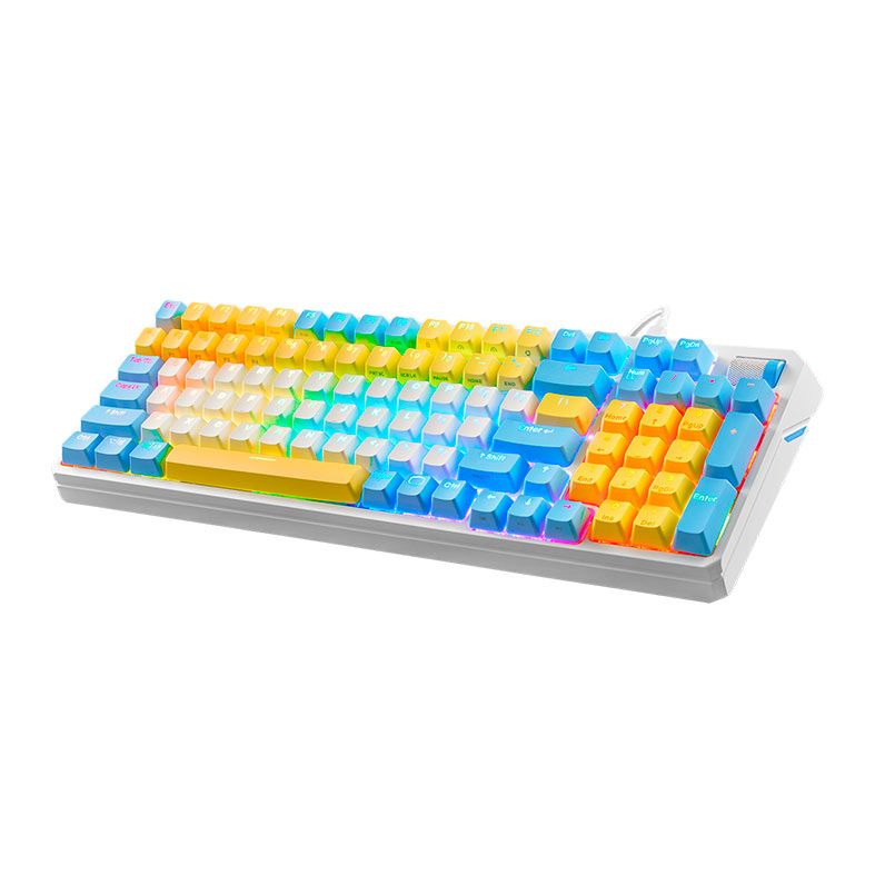 Teclado Mecanico Cooler Master CK570 Street Fighter 6 Chun-Li, RGB, Switch Vermelho, Branco, CK-570-MCCR1-US