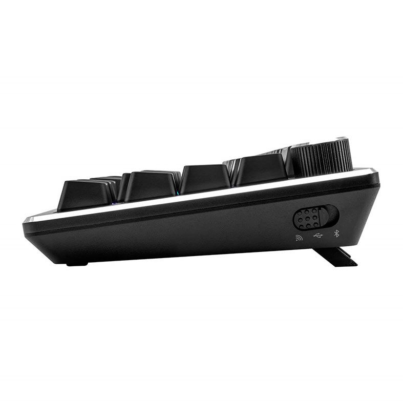 Teclado Gamer Cooler Master CK721, Wireless, RGB, 65%, Switch Azul, Cinza, CK-721-GKTL1-US