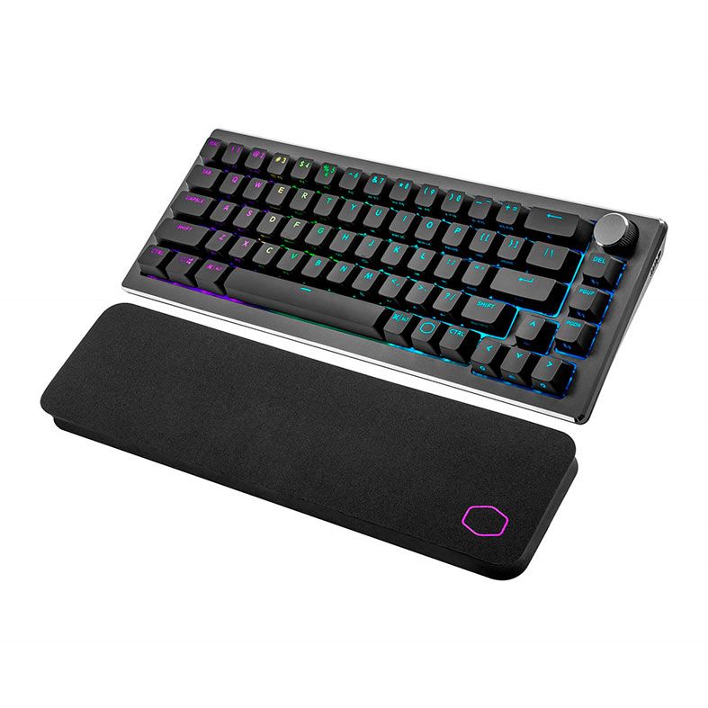 Teclado Gamer Cooler Master CK721, Wireless, RGB, 65%, Switch Azul, Cinza, CK-721-GKTL1-US