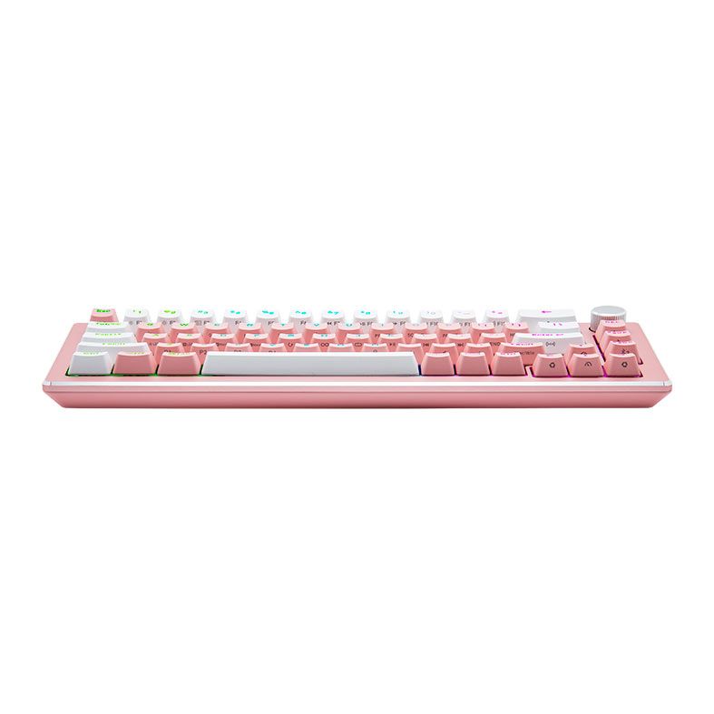 Teclado Mecanico Gamer Cooler Master CK721 Sakura Edition, RGB, Switch Brown, Rosa, CK-721-SKTM2-US