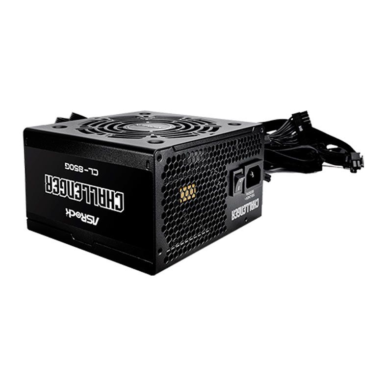 Fonte AsRock CL-850G, 850W, ATX 3.1, 80 Plus Gold, Preto, CL-850G