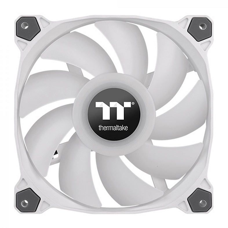 Kit Ventoinha Thermaltake Pure Duo 12, 2X120mm, ARGB, Branco, CL-F097-PL12SW-B
