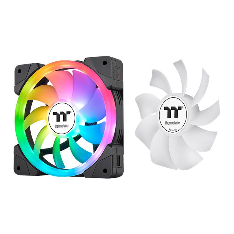 Kit Ventoinhas Thermaltake Swafan EX 12 Sync, ARGB, 3x120mm,Preto, CL-F167-PL12SW-A