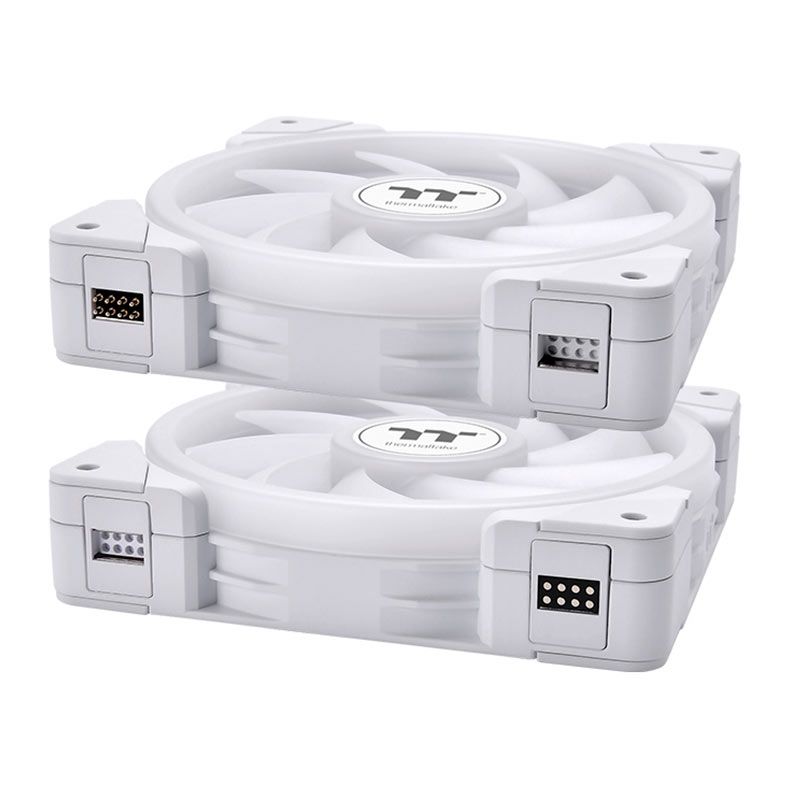 Kit Ventoinhas Thermaltake Swafan EX 12 Sync, ARGB, 3x120mm, Branco, CL-F169-PL12SW-A