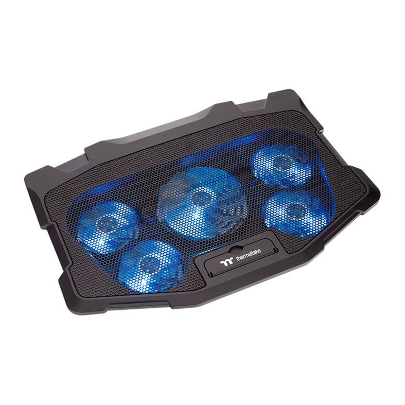 Base Para Notebook Thermaltake Massive 12 Max, Com 5 Fans, Preto, CL-N018-PL12BU-A