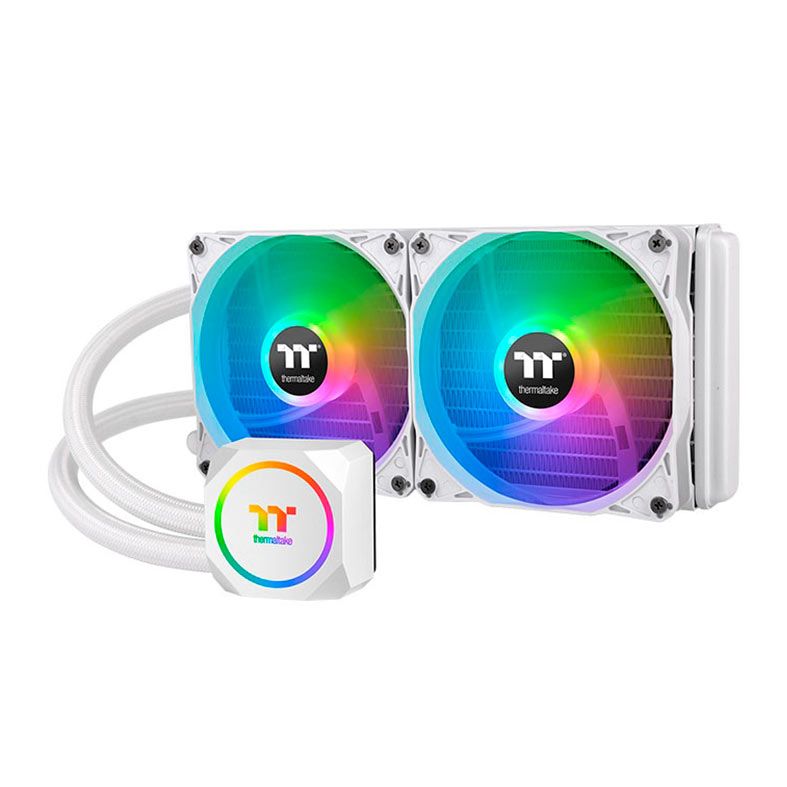 Water Cooler Thermaltake TH240 Snow Edition, ARGB, 240mm, Branco, CL-W301-PL12SW-A