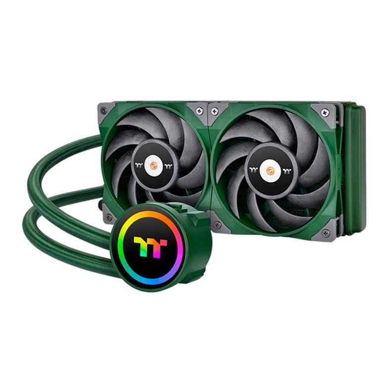 Water Cooler Thermaltake Toughliquid 240, ARGB, 240mm, Verde, CL-W319-PL12RG-A