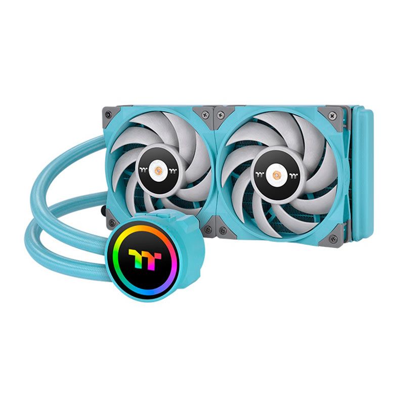 Water Cooler Thermaltake Toughliquid 240, ARGB, 240mm, Turquesa, CL-W319-PL12TQ-A