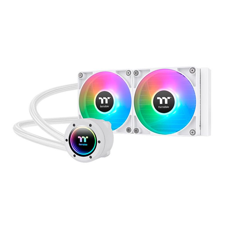 Water Cooler Thermaltake TH240 V2 Sync Snow Edition, ARGB, 240mm, Branco, CL-W364-PL12SW-A