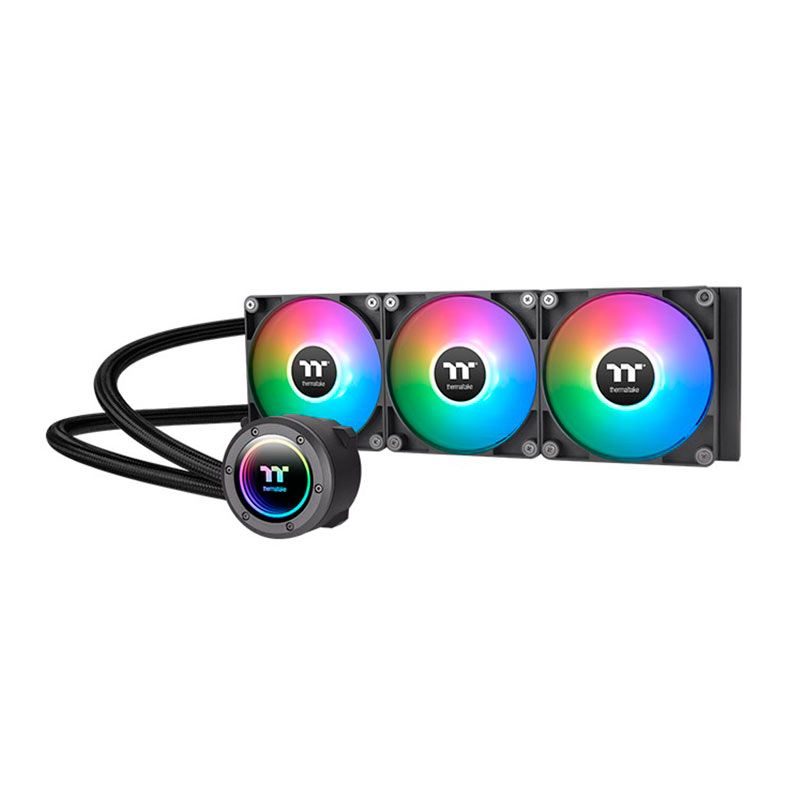 Water Cooler Thermaltake TH420 V2, ARGB, 420mm, Preto, CL-W376-PL14SW-A