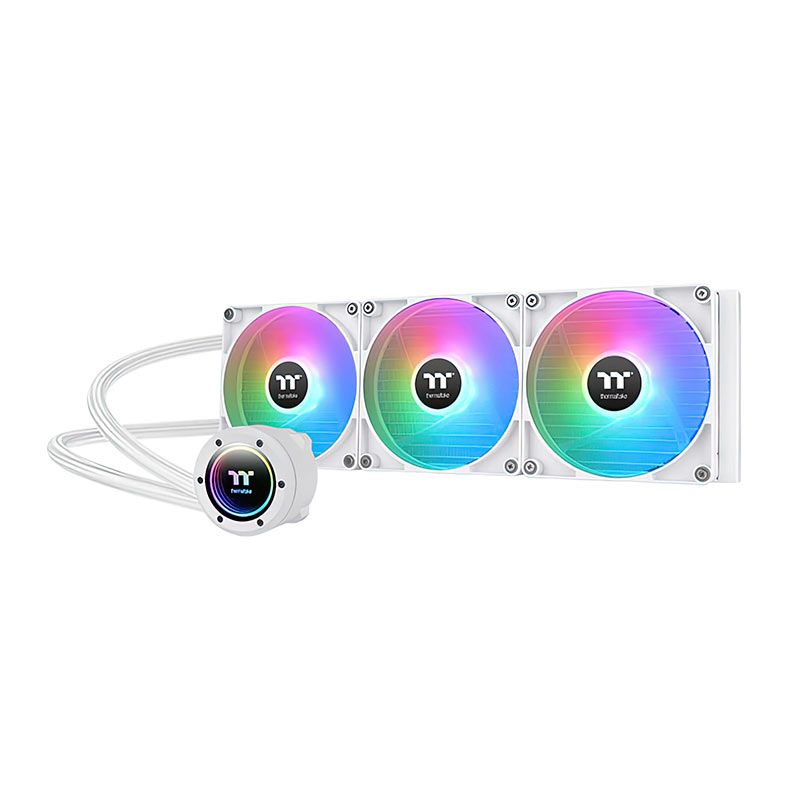 Water Cooler Thermaltake TH420 V2 Sync Snow Edition, ARGB, 420mm, CL-W378-PL14SW-A