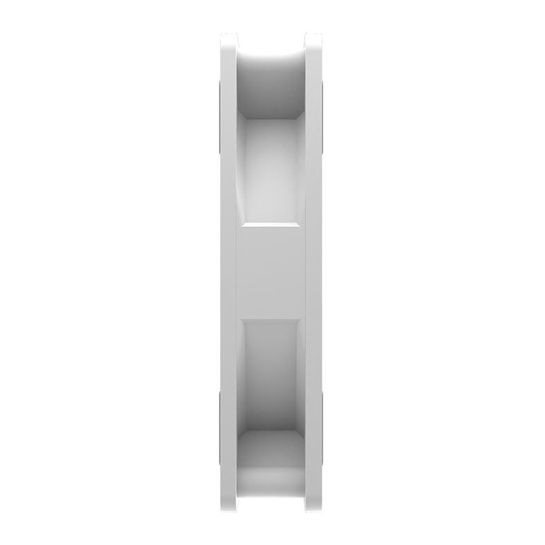 Ventoinha Aigo DarkFlash CL12, 120mm, Led Rainbow, Branca, CL12-WH